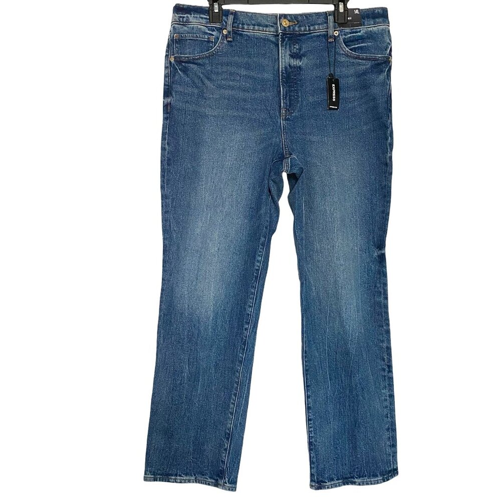 *NWT* EXPRESS High Rise Straight Ankle Jeans